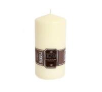 Marco Paul Church Pillar Candle Long Burn Time Ivory Candles 170 Hour Long Burning Time Warm Lighting Long Lasting Decorative Dinner Candles Wedding, Party Accessory Gifts Large Candle 20cm
