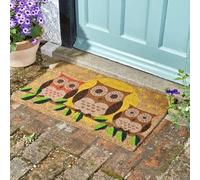 Marco Paul Coir Matting for Entrances - Tough Bristles - Doorway Entrance Mat Strips - Doormats - hooters - 75 x 45cm