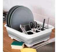 Marco Paul Collapsible Dish Drainer Large Silicon Folding in Grey Marco Paul Grey