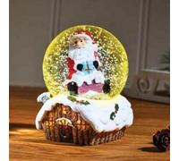 Marco Paul Colour Changing Led Snow Globe With Santa