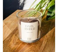 Marco Paul Dark Amber Scented Candle Gift Set Tea Light Small Long Burning Candles 30 Hour Burning Candle Sets Ornament Centrepiece Wedding Party Gifts for Women Men Candles Mantel Decoration