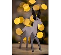 Marco Paul Christmas Decorations - Unique Handmade Wooden Reindeer Ornaments - Rustic Home Decor for Festive Winter Holiday - Arts and Crafts for Family Fun