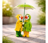 Marco Paul Duck Couple With Umbrella Ornament