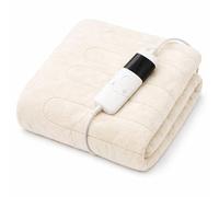 Marco Paul Electric Heated Throw Blanket 160 x 120cm - Soft Fleece Heated Sofa Throw for Adults, 10 Heat Settings, 8 Hour Timer, Fast Heating Electric Blanket, Overheat Protection, Machine Washable