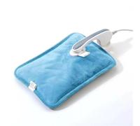 Marco Paul Electric Hot Water Bottle - Rechargeable Blue Heat Pad 30cm x 20cm, Portable Hand Warmer for Period Pain Relief, Muscle Comfort & Home Use