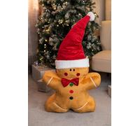 Marco Paul Christmas Large Gingerbread Man Ornament, Christmas Decorations Home Decor, Novelty Xmas Ornament, Fun Gingerbread Man Plushie Christmas Gingerbread Man Decoration 127x62x27