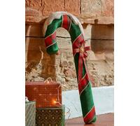 Marco Paul Large Green Candy Cane 35cm Giant Christmas Candy Stick - Novelty Christmas Decor
