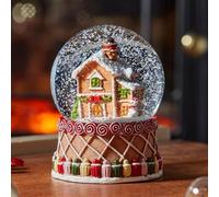 Marco Paul Gingerbread Scene Christmas Snow Globe - Large Durable Handpainted Marco Paul Multicolor