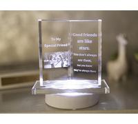 Marco Paul Glass Book Plaque - Special Friend