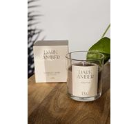 Marco Paul Glass Dark Amber Strong Scented Candle Jar Candle in Beige Marco Paul Beige