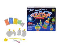 Marco Paul Glitter and Glow Space Sand Art Set Kids Craft Kit with Coloured Sand Bottles and Accessories Fun Educational STEM Activity Creative Gift for Boys and Girls Make Your Own Ornaments