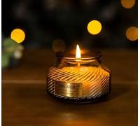 Marco Paul Green Scented Candles Ribbed Jar Vanilla Noir Scent Long Burning Home Decoration Candles Gifts for Women Scented Candle for Christmas Decoration, Jar Candle for Aromatherapy, Relaxation