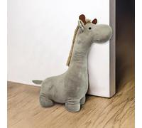 Marco Paul Grey Giraffe Cute Door Stopper Decorative Door Stops for Home and Office, Giraffe Weighted Interior Doorstop Fabric Stuffed Animal Door Stopper Floor Decorative