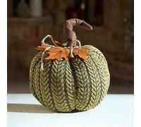 Marco Paul Halloween Décor Green Plush Pumpkin Autumn Decoration 16cm Marco Paul Green