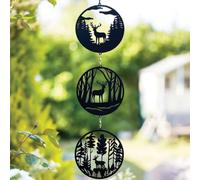 Marco Paul Hanging Garden Tree Decoration - Stag in Black Marco Paul Black