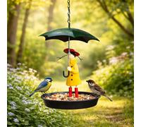 Marco Paul Hanging Girl Bird Feeder With Umbrella