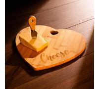 Marco Paul Heart Shaped Cheeseboard Made from Bamboo in Natural Marco Paul Natural