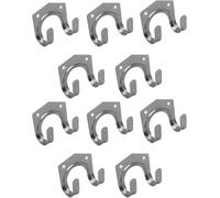 Marco Paul Hooks for Hanging Heavy Duty Large Hook Set for Garage Storage and Tool Storage Durable Wall Mounted Ladder for Indoors and Outdoors Wall Hook (10 pc Tool Hooks)