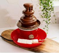 Marco Paul Hot Chocolate Fountain with Fondue Sets in Red Marco Paul Red