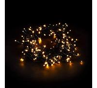 Marco Paul Interiors 300 White Christmas Battery Operated Chasing LED Lights with Timer Function 8 Lighting Modes Xmas Hanging Christmas Tree String Fairy Festive Indoor Outdoor