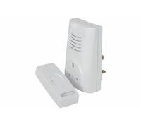 Marco Paul Interiors Garden Mile Wireless Doorbell - 100m Range Battery Operated Plug in Door Chime - Cordless Doorbell Kit with 16 Melodies - No WiFi Required