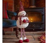 Marco Paul Interiors Novelty Large Plush Snowman Christmas Decorations Soft Touch Free Standing Snow girl for Christmas Decor, Living Room, Home Decor Christmas Figurine (Standing Snowgirl)
