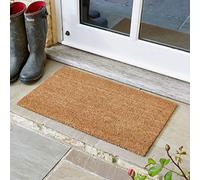 Marco Paul Interiors Plain Coir Matting Heavy Duty Large Door Mat 45 x 75cm