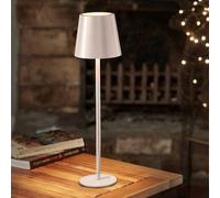Marco Paul Ivory Rechargeable Lamps for Home 2400 mAh Rechargeable Table Lamp for Bedroom Bedside Lamps with USB Charging Port 3 Lighting Modes Lights for Bedroom Desk Light