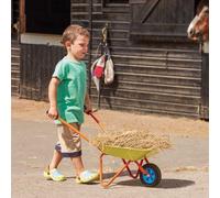 Marco Paul Kid's Gardening Wheel Barrow Toy 37cm in Green Marco Paul Green