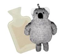 Marco Paul Koala Hot Water Bottle with Fluffy Cover - Mini Animal Kids Hot Water Bottles for Pain Relief and Novelty