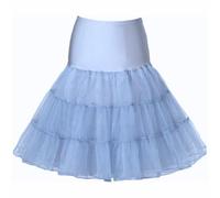 Marco Paul L/XL Baby Blue 50's Petticoat Underskirt Retro Vintage Swing 1950's Rockabilly Halloween Costume Cosplay Slip Skirt Petticoats For Under Dress Fancy Dress For Adults Women Men