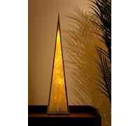 Marco Paul Large 90cm LED Light up Metal Christmas Cone Tree Light Pre lit Xmas Tree Christmas Decorations Ornaments Indoor Black Warm White Fireplace Window Christmas Table Decorations Centrepiece