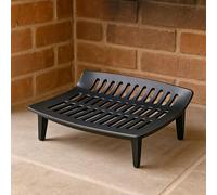 Marco Paul Large Fire Grate 16 Inch Heavy Duty Cast Iron Fire Grates For Open Fires Extra Strong Black Fireplace Grate Basket For Wood And Coal Fires Fireside Accessories For The Home