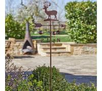 Marco Paul Large Garden Wind Vane - Stag in Bronze Marco Paul Bronze