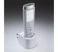 Marco Paul LED Rechargeable Emergency Night Light - Plug in Sensor Light with Auto On/Off, Power Failure Light & Portable Torch for Hallway, Bedroom, Nursery & Stairs