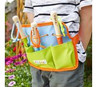 Marco Paul Metal Multicoloured Kids Tool Belt & 3 Wooden Handled Tools Marco Paul Multicolor