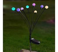 Marco Paul Multi-Coloured 8-Stem Solar Stake Light