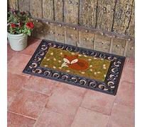 Marco Paul Multicoloured Coir Fox Doormat Insert 53x23cm in Orange | Size: 100 cm x 100 cm Marco Paul Orange 100 cm x 100 cm