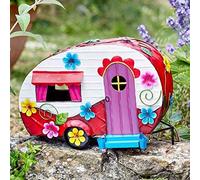 Marco Paul Multicoloured Resin Fairy House 33cm (Flower Power) Marco Paul Multicolor