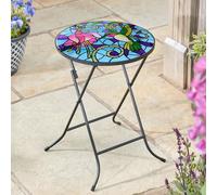 Marco Paul Multicoloured Stained Glass Hummingbird Bird bath Marco Paul Multicolor
