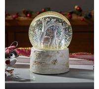 Marco Paul Musical Christmas Snow Globe With Colour Changing Led's - Reindeer