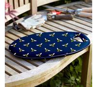 Marco Paul Navy Blue Bee Pattern Garden Kneeler