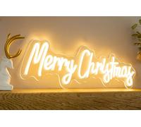 Marco Paul Neon LED 'Merry Christmas; Sign in Clear Marco Paul Clear