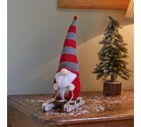 Marco Paul Novelty Christmas Gonk Santa Claus- Free-Standing Mr. Yule Sleigh Santa Gonk - Heartwarming Xmas Gifts for Festive Indoor Table Decoration (33cm)