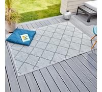 Marco Paul Outdoor Grey Alfresco Rug | Size: Large Marco Paul Grey Large