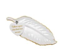 Marco Paul Personalised Memorial Feather Ornament - Ceramic Remembrance Keepsake with Ribbon and Heart Charm - Feathers Appear When Loved Ones Are Near Sympathy Bereavement Gift