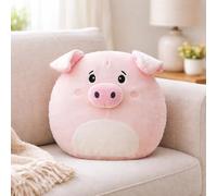 Marco Paul Pig Plush Pillow - Soft Stuffed Animal Cushion, Cute Squishy Pig Plush Toy, Ultra Soft Cuddle Plushie for Kids & Adults, Bed, Sofa & Home Decor