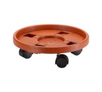 Marco Paul Plant Pot Caddy With Wheels, 12" Heavy Duty Rust Proof Plant Pot Trolley