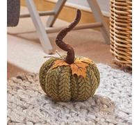 Marco Paul Plush Pumpkin 22cm, Handcrafted Soft Fabric Pumpkin Cushion