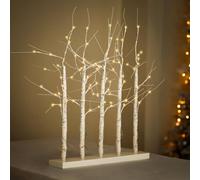 Marco Paul Pre-Lit Large Birch Twig Tree in White | Size: 400g Marco Paul White 400g